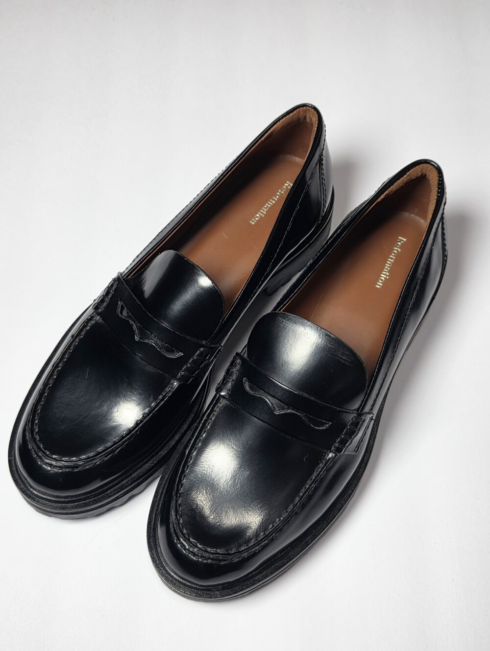 Reformation Agathea Chunky Loafer Size 10